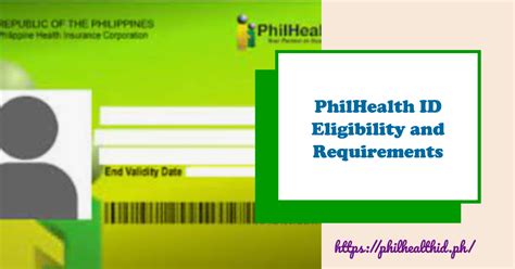 PhilHealth ID Eligibility And Requirements.